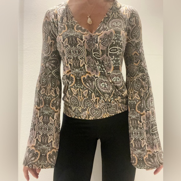 Boho Print Top - Picture 2 of 3